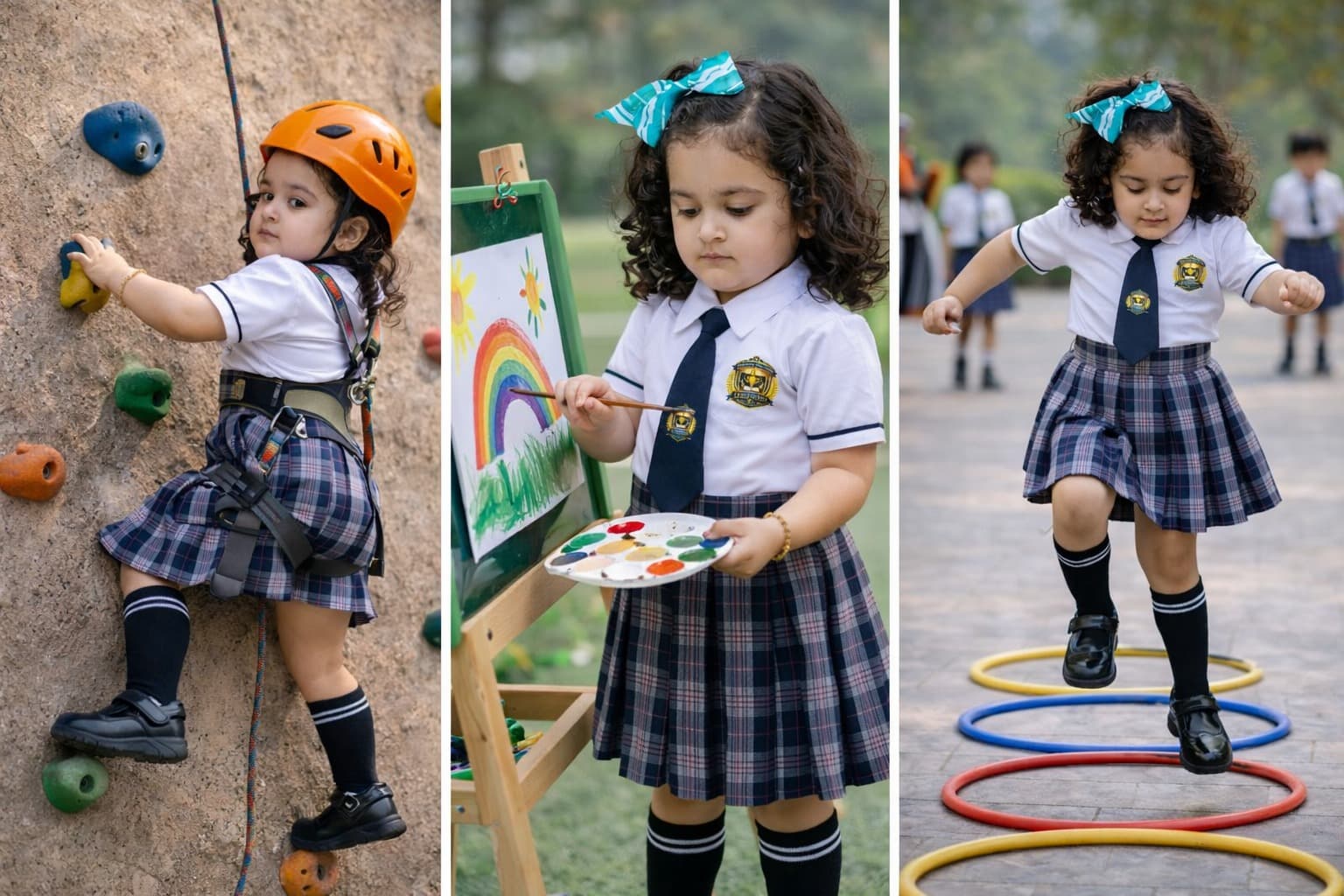 Students at International Public School Garhan